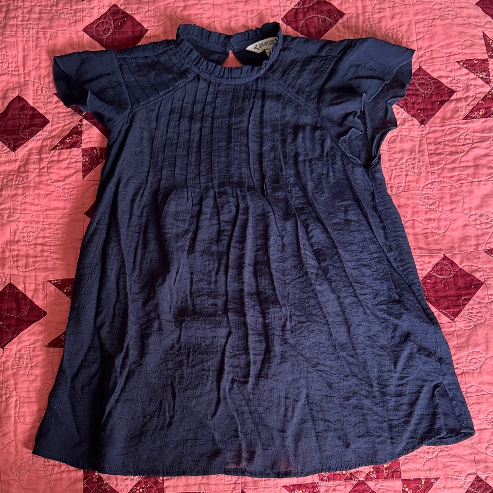 Nanette Lepore Navy Blue Blouse